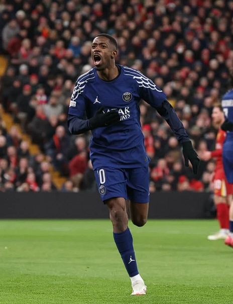 欧冠1/8决赛首回合：登贝莱提前下场，巴黎为次回合蓄力